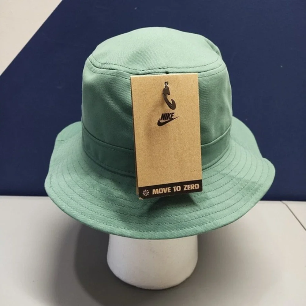 Nike Apex Futura Bucket Hat Youth One Size Hunter Green Polyester FB5648-361‎
